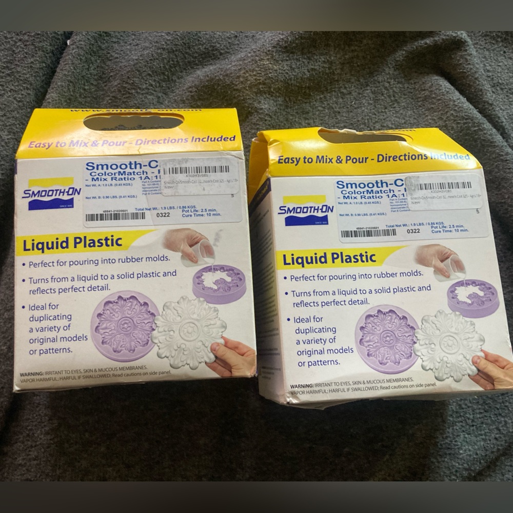 Smooth-On resin mix